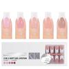 150 Pieces French Press On Nail Pre Applied Base Coat and Primer No Filing Needed for DIY Nail Art Salon Quality Nail