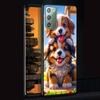 Cartoon Dogs Case for Samsung Galaxy Note 20 Ultra 8 10 Lite 9 TPU Phone Cover Note 10 Plus Black Soft Shell Funda Capa