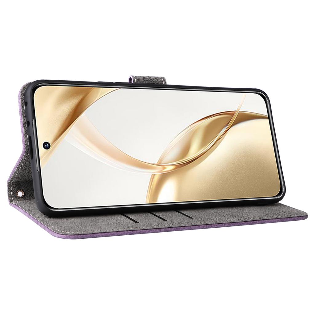 For Honor 200 5G Case PU Leather RFID Blocking Card Slots Wallet Phone Cover