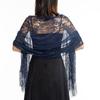 Scialle da donna in pizzo da sera, scialle da sposa, con nappa, cappella, velo, sciarpa, vintage, chiesa cattolica, messa, copricapo latino