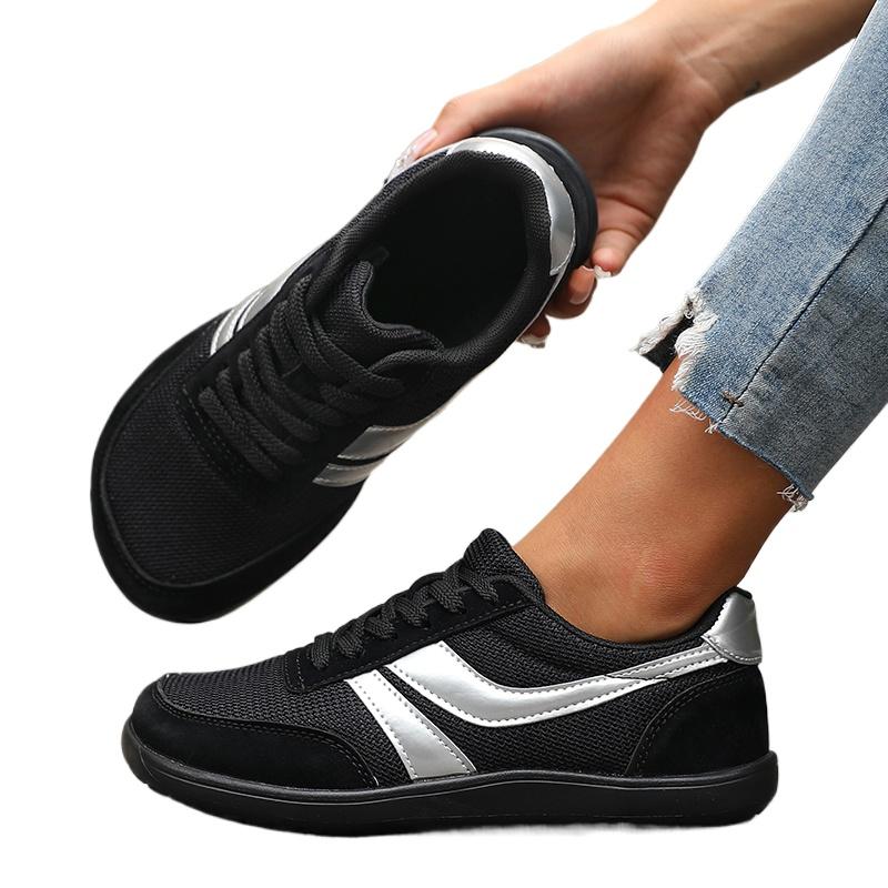 New Wide Toe Women'S Shoes Casual Soft Soled Wide Soled Shoes Walking Sneakers Minimalist Breathable Comfortable Barefoot Shoes