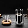 Double Wall Glass Carafe and Dripper Filter Coffee Maker Set For Professional Hot Brew And Cold Soak Coffee Brewing