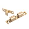 1Set Door Lock Door Touch Latch Cabinets Interlock Switch Chassis Cabinet Locker Brass Door Buckle With Screws Furniture Fitting