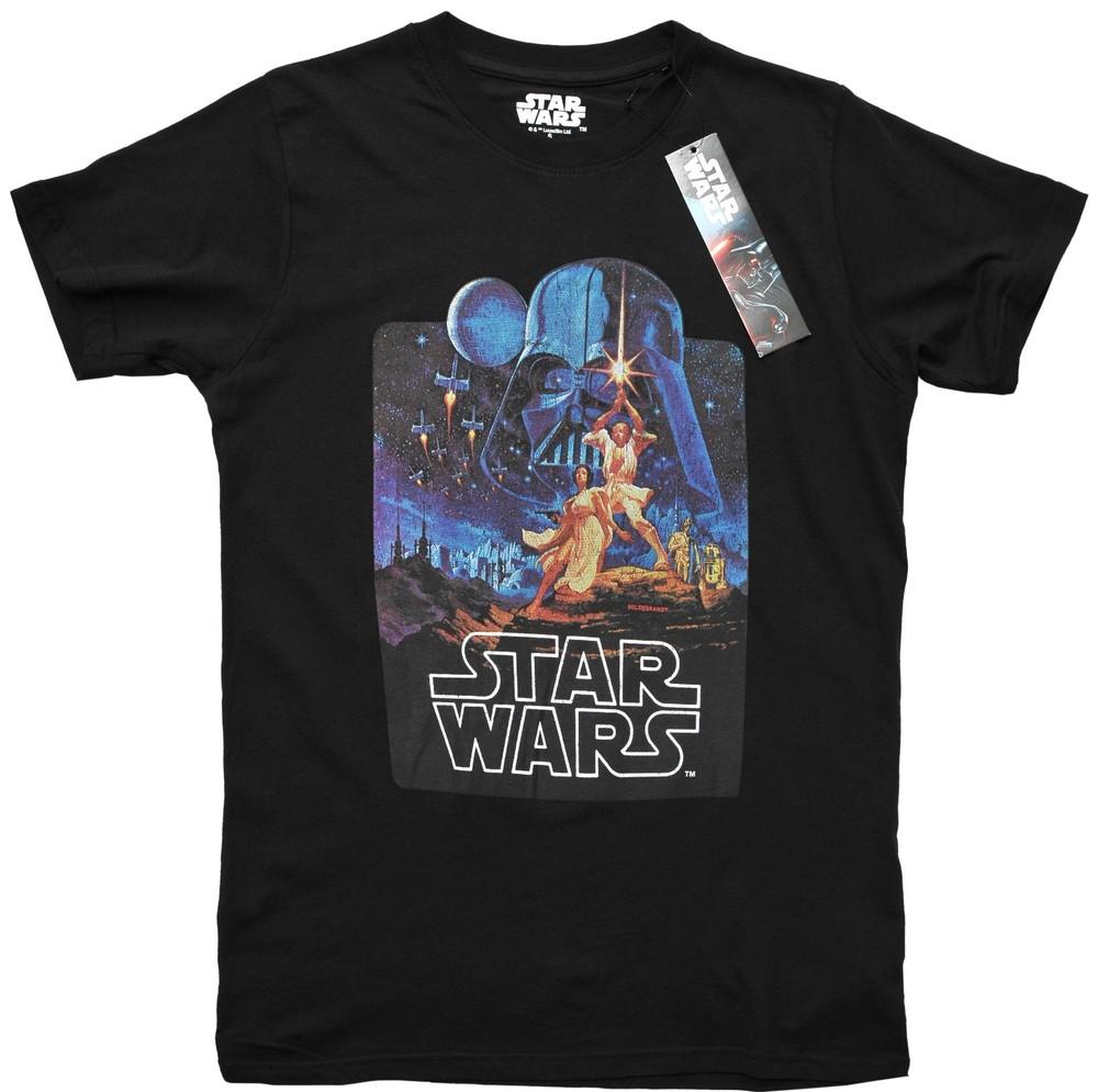 Official Star Wars T Shirt Poster A New Hope Luke Skywalker S M L XL XXL M