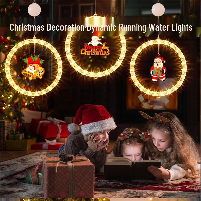 Anvelo LED Suction Cup Christmas Window Decor Light