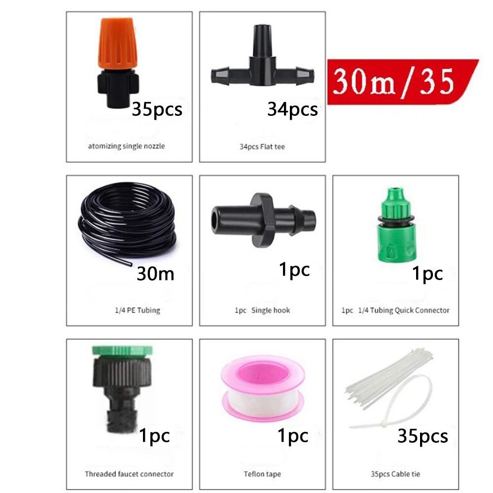 5-30M Drip Irrigation System Fog Nozzles Spray Misting System Micro Irrigation Sprayer  Summer