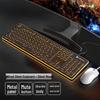 Wolfwalker Silent Wireless Keyboard & Mouse Set - Wired for Comfortable Typing & Gaming, Ideal for Office Use.