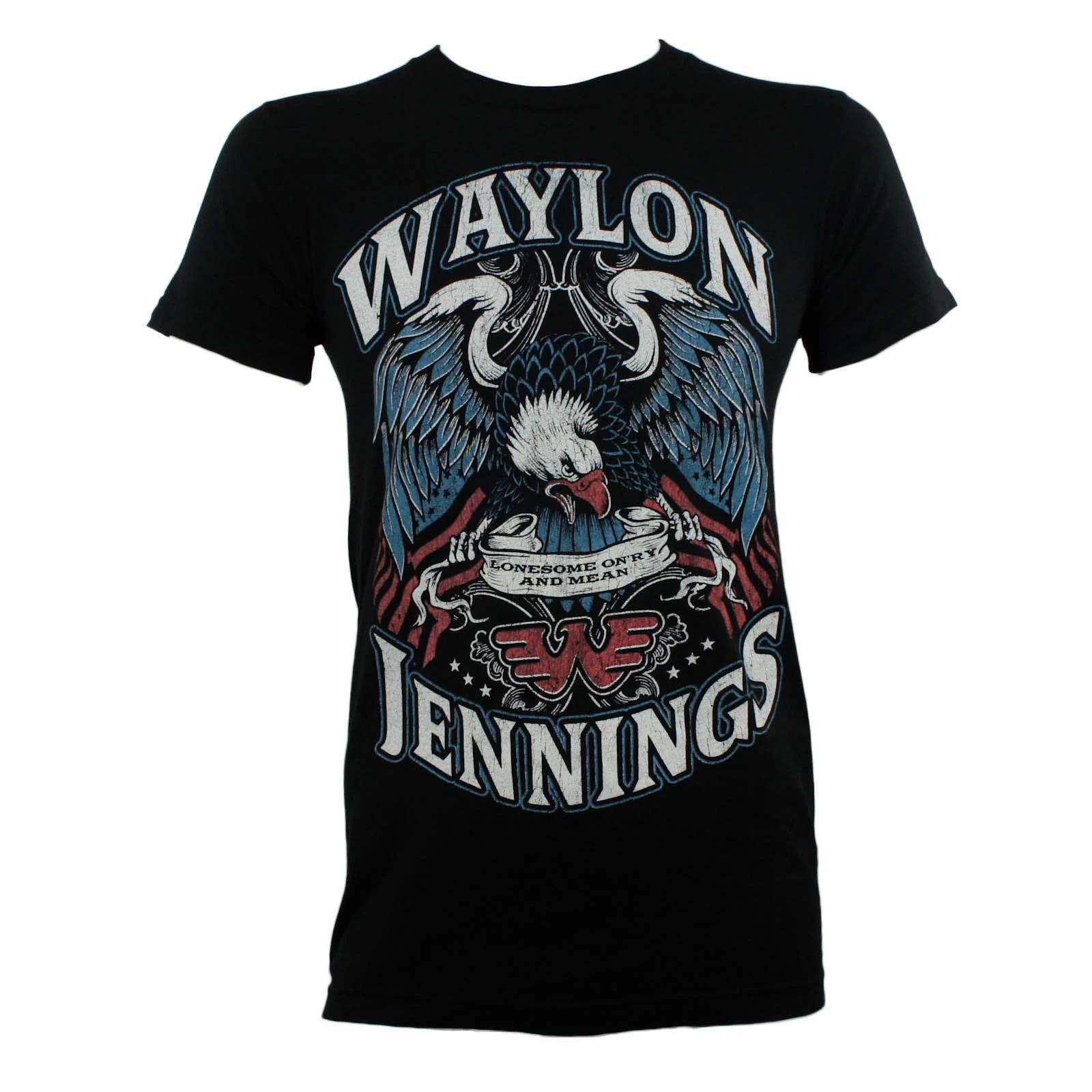 Authentic Waylon Jennings Lonesome T-Shirt S-3XL NEW S
