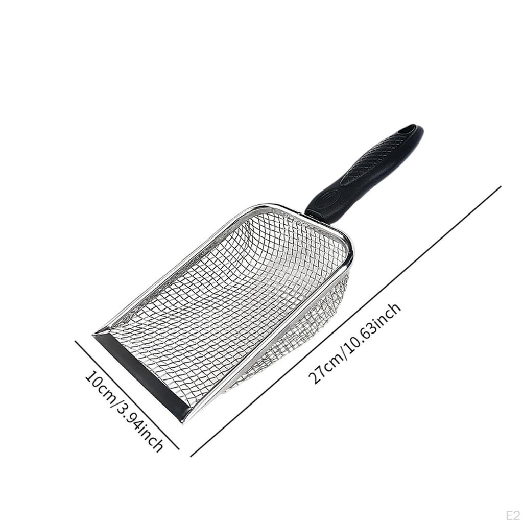 Cats Litter Scooper, Pets Sifter Cat Sand Toilet Cleaner, Mesh Scooper with Handle