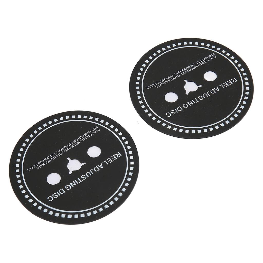 2KS Nab HUB Adaptér Podložka Silikonový Kotouč pro Nastavení Pásku pro Magnetofon Cívka-cívka Černý