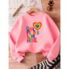 Kids Sweatshirt ,Fashion Trendy Printed Pattern, Thin and Versatile Comfortable Round Neck Hoodie In Spring and Autumn, Suitable for Outdoor Wear