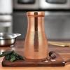 Pure Copper Water Bottle Bedside Decanter Bedroom Jar with Built-in  Copper Glass