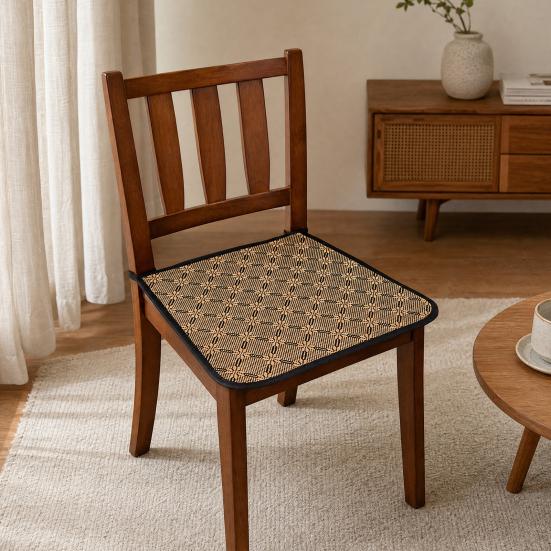 Rattan Seat Cushion, Non-slip Chair Cushion, Cooling Seat Pad, Comfortable Rattan Chair Pad for Home Office Dinning Chair