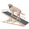 Portable Wooden Folding Pet Ramp Adjustable Non-Slip Dog and Cat Ladder Safe Access for Couch Bed or Car Durable Pet Ramps