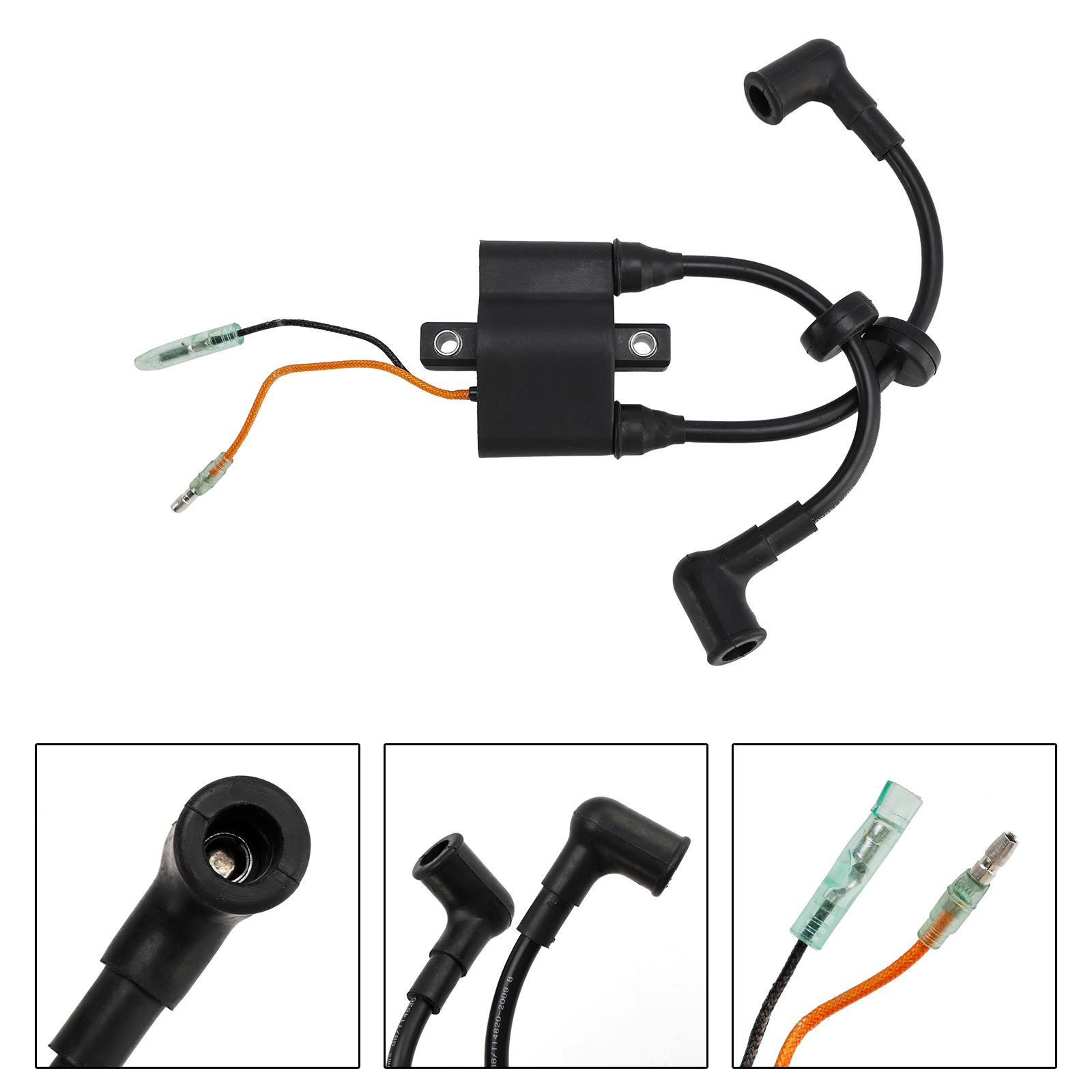 

Ignition Coil fit for Yamaha 40HP K40J M(W/)S/L 94-03 6F5-85570-11 6F6-85530-00