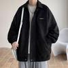 2025 European & American Retro Lapel Suede Jacket for Men & Teenagers