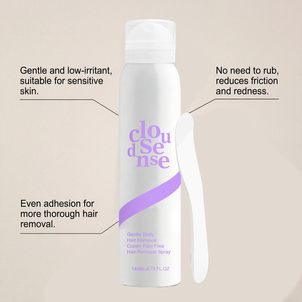 Gentle Hair Removal Spray Gentle and Refreshing Daily Skin Care, Full-body Hair Removal, Body Cleansing