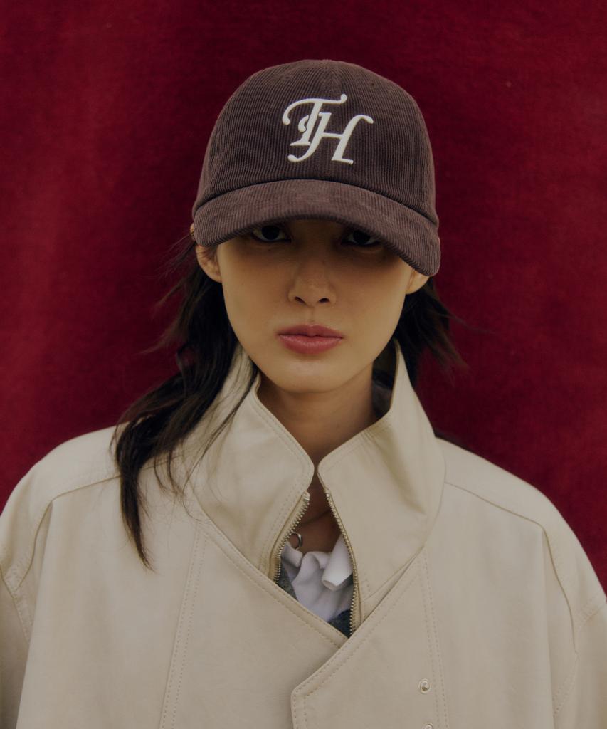 Teulaepighamoni Corduroy Th Logo Deep-Fit Ballcap_Brown