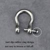Horseshoes Buckles Titanium Alloy D Bow Staples High Quality Keychain Hook  Outdoor Accessories