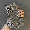 Luxury Jewelled Glitter Phone Case For iPhone 11 12 13 14 15 Pro Max Plus Electroplated Bumper Clear Shockproof Cover