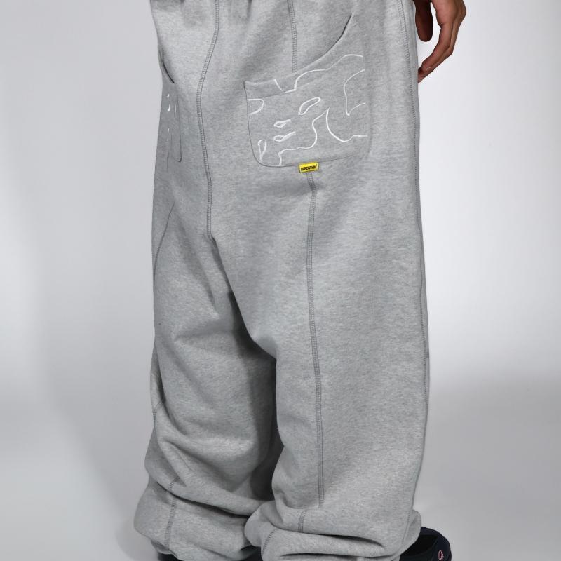 Europäische und amerikanische lässige Kordelzug verstellbare lockere Street Herren- und Damen-bestickte Jogginghose