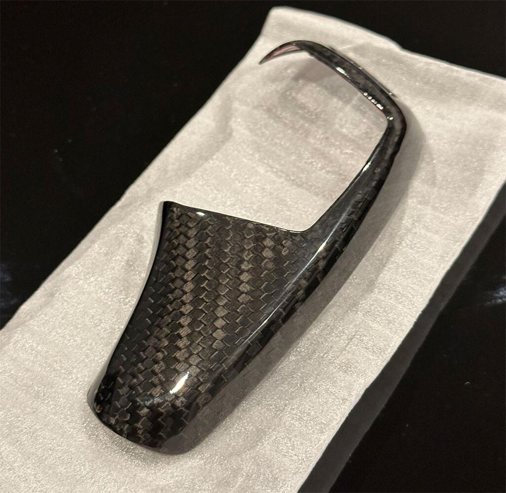 Real Carbon Fiber Gear Knob Cover for BMW F-Chassis 3 4 5 6 7 X3 X5 X4 X6 Series