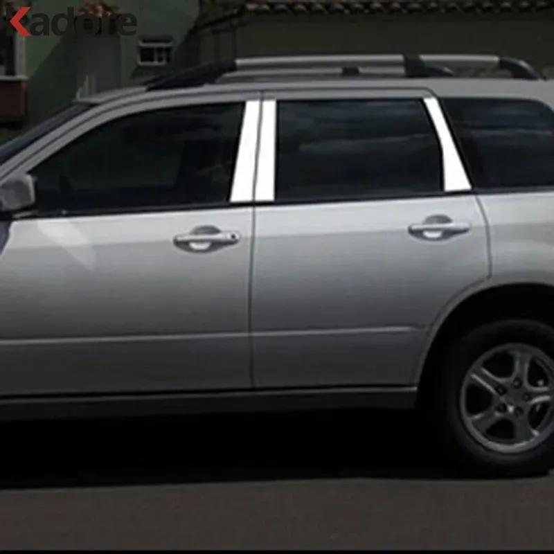 Window Center Pillar Cover Trim For Mitsubishi Outlander 2013-2016 2017 2018 Steel Car Accessories Middle C Pillars Post Strip