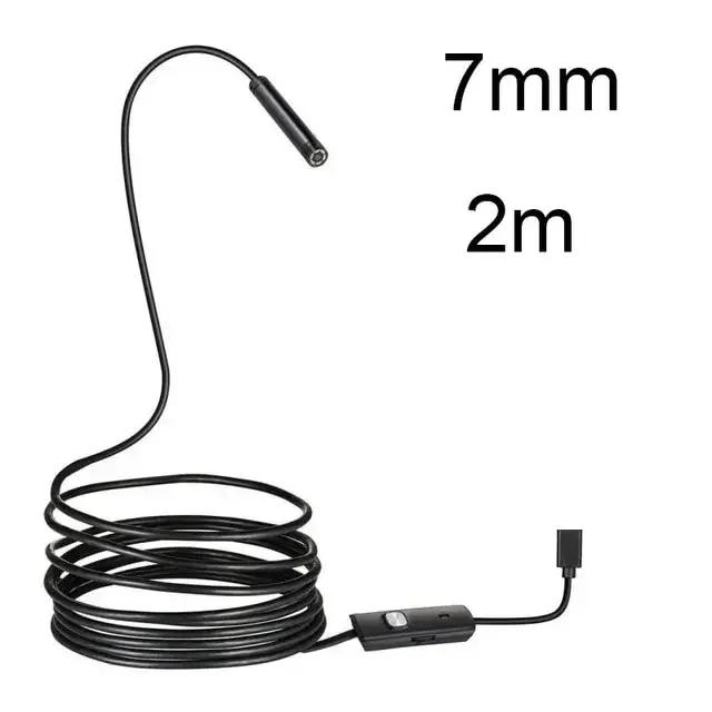 New 8mm 1080P HD USB Endoscope Camera – 8 LED, 1/2/5M Flexible Waterproof Cable, Borescope for Android & PC