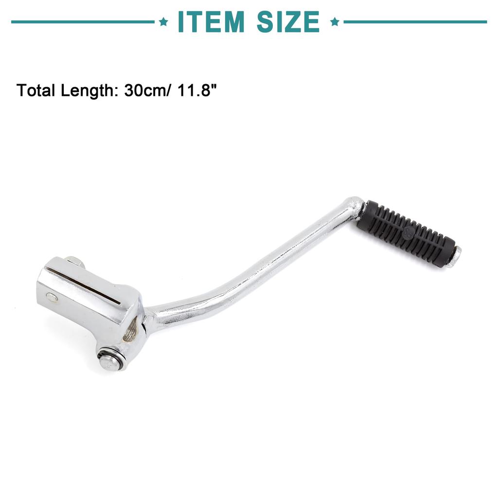 ACROPIX Dirt Bike Kick Start Lever Foot Starter Pedal, Universal, 15mm Diameter, Silver Tone, 1 Piece