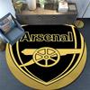 Arsenal Pattern Round rug,Carpet Rug for Living Room Bedroom Playroom ,Non-slip Floor Mat,Holiday Gifts and Birthday Gifts.