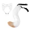 Halloween Cos Simulation Fox Plush Tail Cute Accessories Animal Tail Cat Ears Headband Headdress