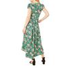 Mela London Womens/Ladies Animal Print Flutter Wrap Dress