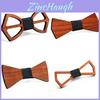 Geometric Pattern Wooden Bow Tie For Men With Sustainable Materials Suitable For Opening Ceremony Gifts