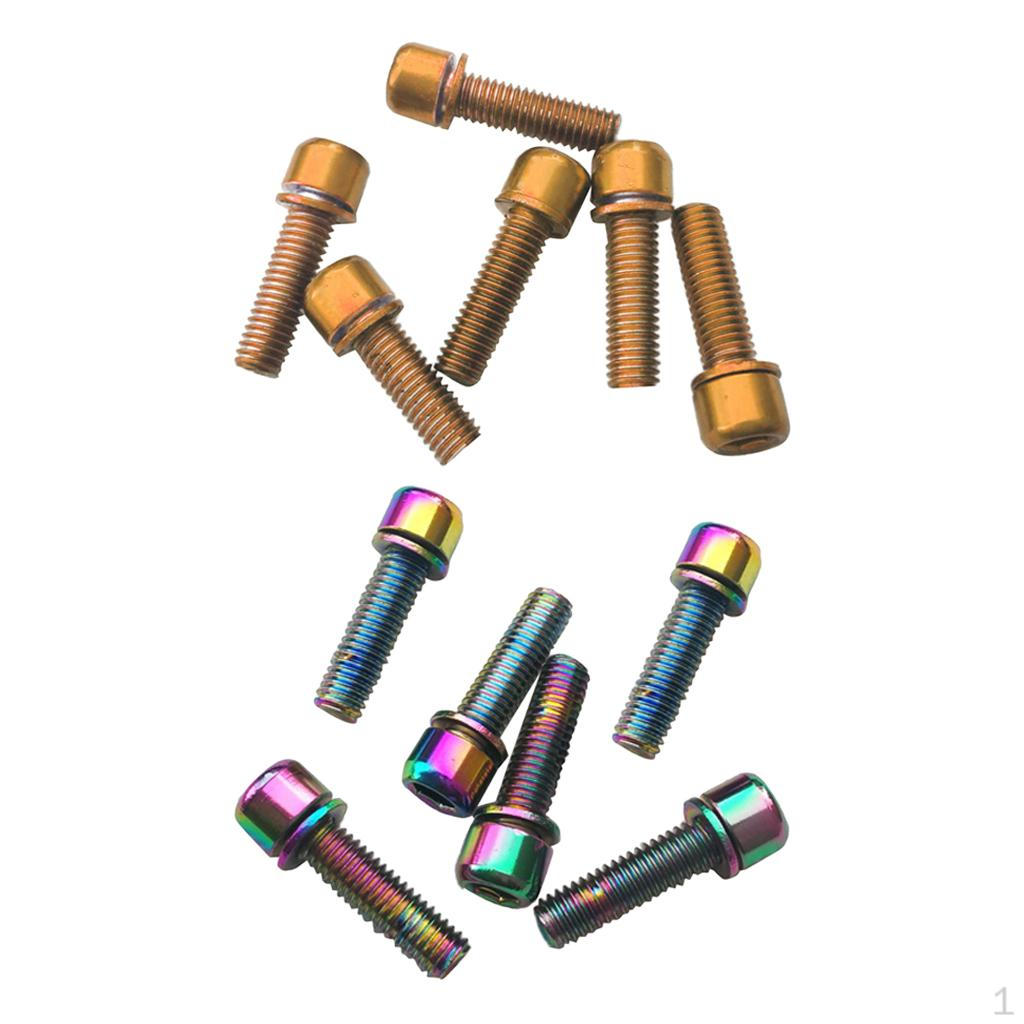 

12 штук Винты для дискового тормоза дорожного велосипеда / выноса руля M5x18