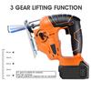 3000PM Cordless Jigsaw Adjustable Woodworking Electric Jig Saw Power Tool with 6000Mah Battery