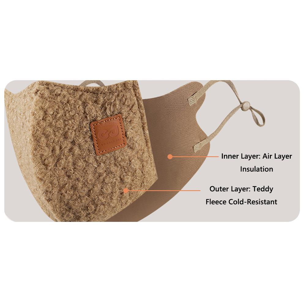 Warmth Tools Windproof Winter Fleece Face Mask Outdoor Storage Heat Cold-Resistant Masks Warm Cycling Face Protector