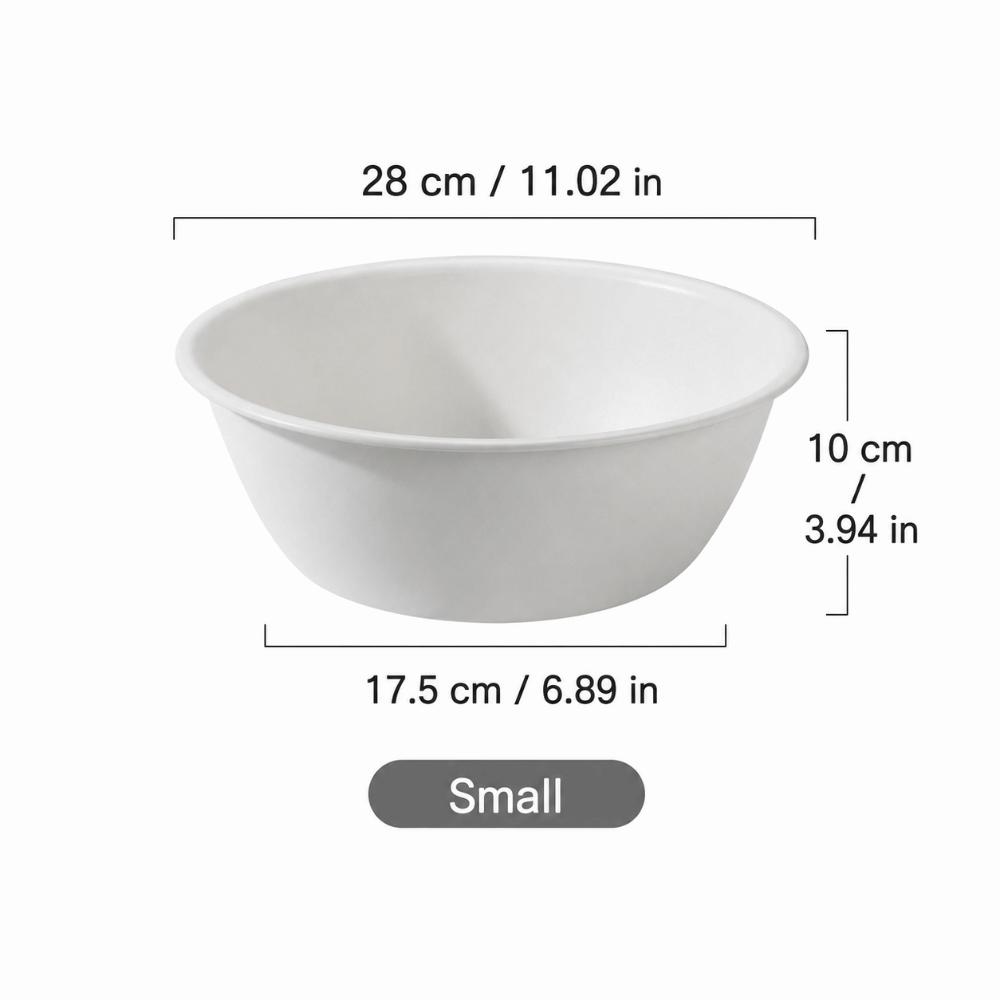 Plastic Washing Bowl Thickened Wash Basin Practical Face Wash Basin Home