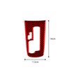 Red Carbon Fiber Interior Gear Shift Cover Trim For Chevrolet Cruze 2009-2015