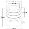Pair MG21103 Dana 30/44 Front Axle Tube Seal Kit for Jeep JK TJ XJ ZJ MJ Blue
