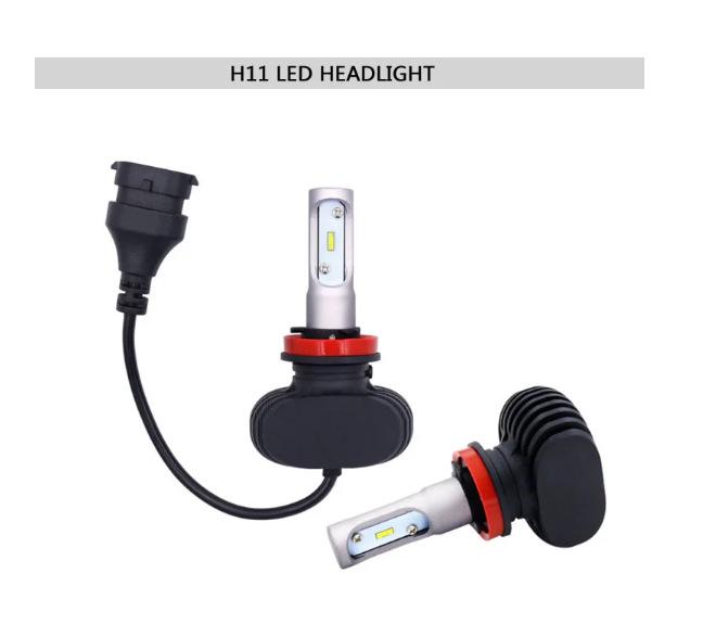 

Светодиодные автомобильные фары S1: Безвентиляторный H4 дальний/ближний свет, интегрированный, популярный трансграничный продавец H11