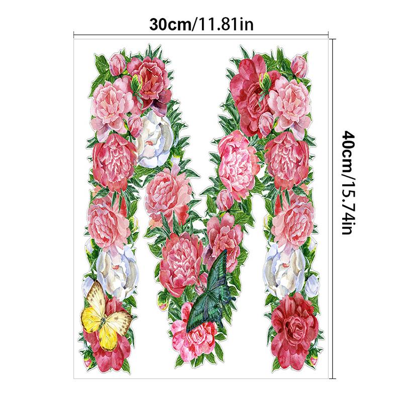 1PC English Letter Wall Stickers Wall Adhesive Decorative Letters 3D DIY Wall Stick