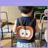 Childrens Apple Mini Backpack Pu Material Cartoon Girl Boy Casual Daily Use
