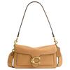 Tabby 25 Classic Signature Hardware Calf Leather Shoulder Bag Medium Women’s Brass Spelled Biscuit