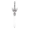 Anime Charms Multi Color Medieval Sword Pendants For Fantasy Warrior Themed Jewelry