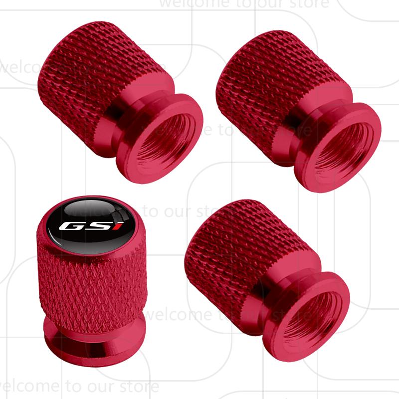 4Pcs Car Tire Valve GSI Emblem For Opel Mokka Insignia Corsa Antara OPC VXR8 Astra Aluminum Air Port Stem Cover Caps Dust Covers