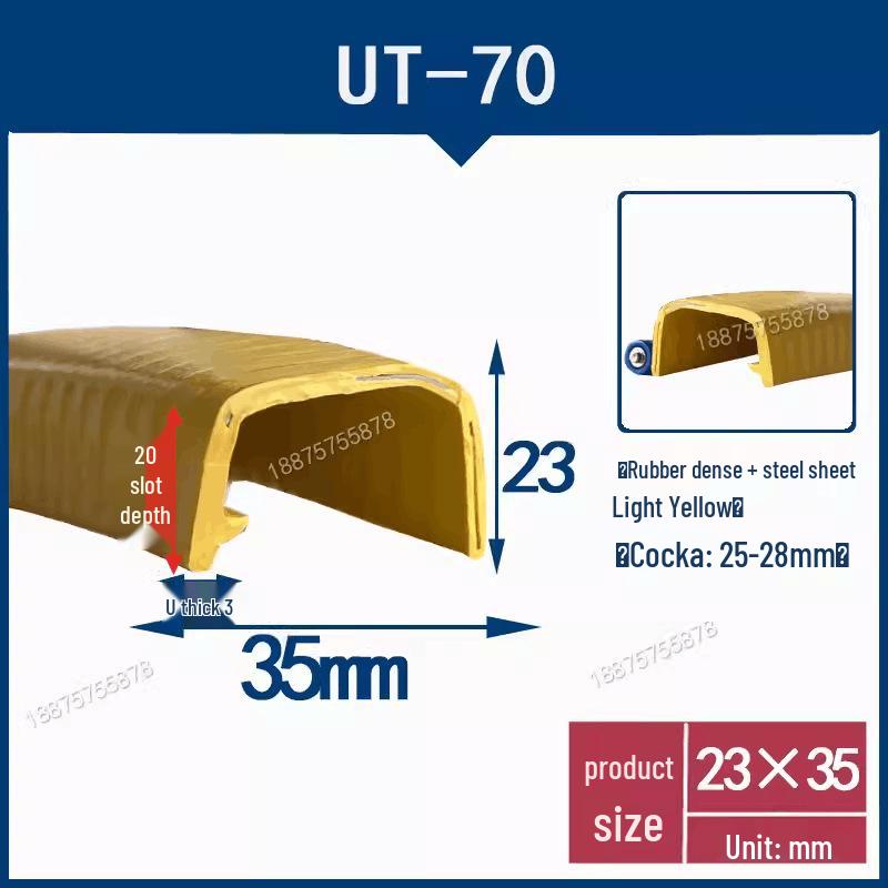 U-förmiger Kantenschutz aus Edelstahl & Kollisionsschutzleiste für Glas und Elektrokästen