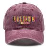 "BELGIUM" "GO RED DEVILS" Flag Printed Baseball Cap , Adjustable Snapback Baseball Cap Trendy Casual Hip Hop Raw Brim Woman's Cap