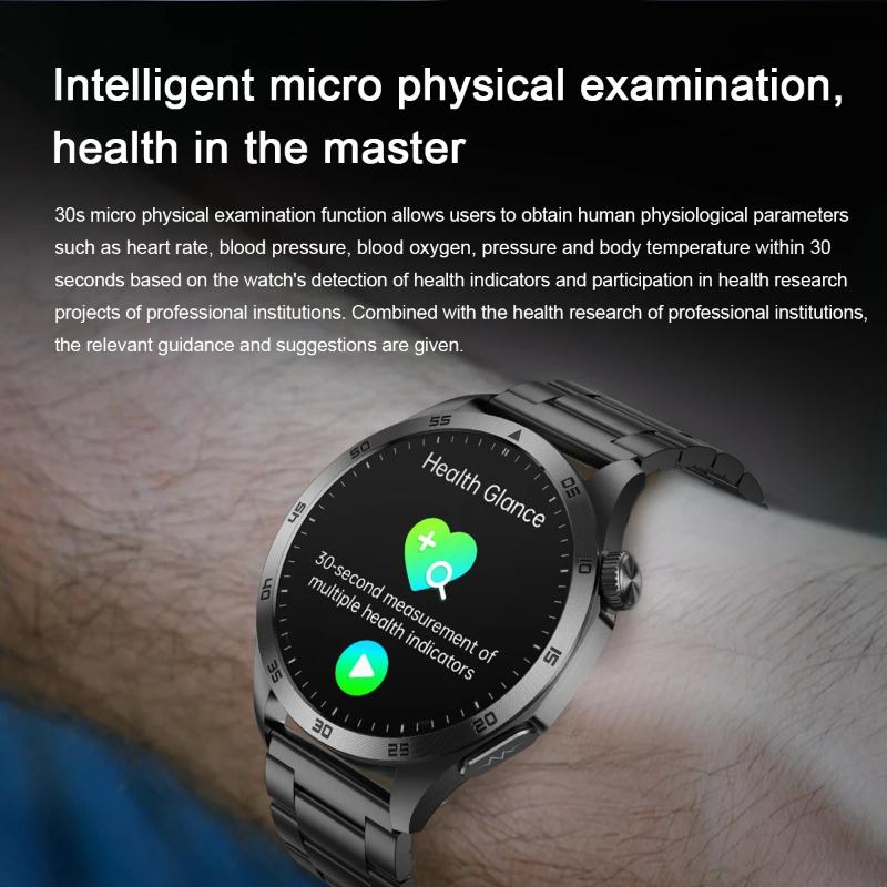 New Expert Health Smart Watch Men Uric Acid Blood Fat Blood Pressure ECG+PPG Heart Rate HD Bluetooth Call Sport Watch for IOS Android