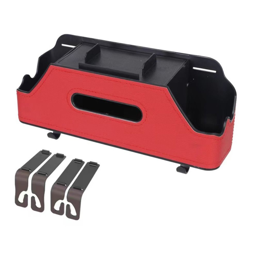 Phone Stand Holder Car Backseat Organizer Hanging Type Vehicle Tissue Box  Car Interior