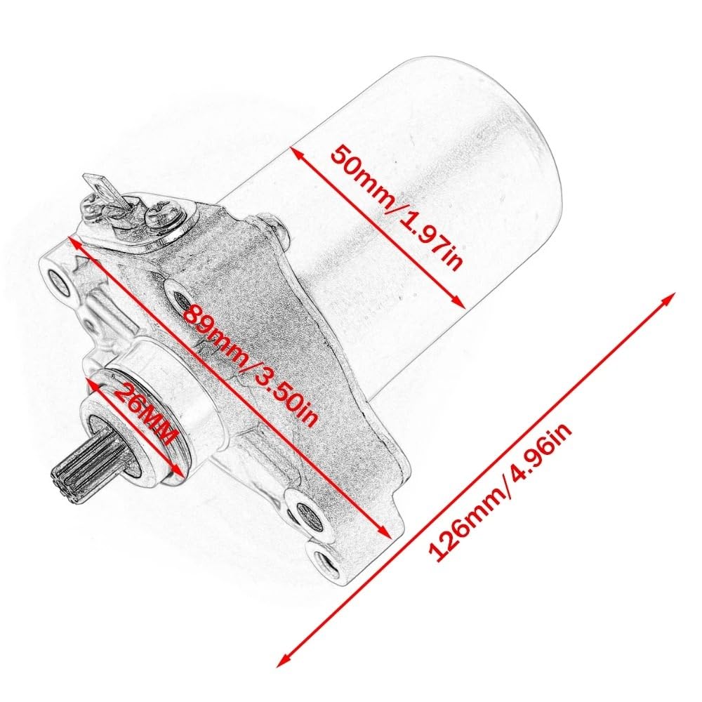 Cell Motor Aprilia 125 RS125 RS 125 Classic for Tuono Bike Starter Motor Cell Motor Engine